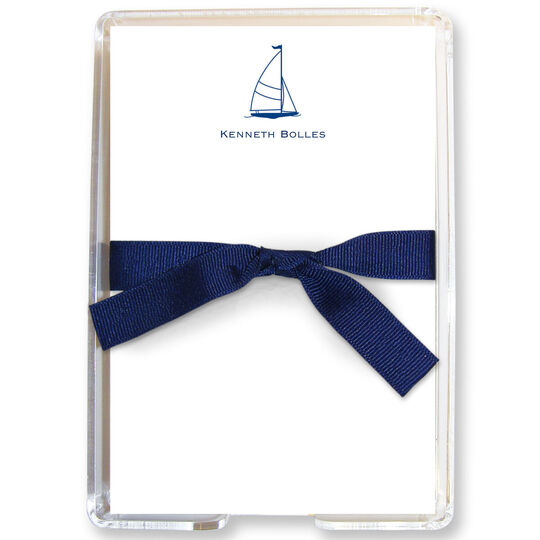 Sailboat Classic Memo Sheets in Holder